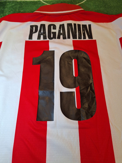 Tricou fotbal Vicenza Calcio 2004-2005 fotbal player issue/match worn, Paganin 19, XL