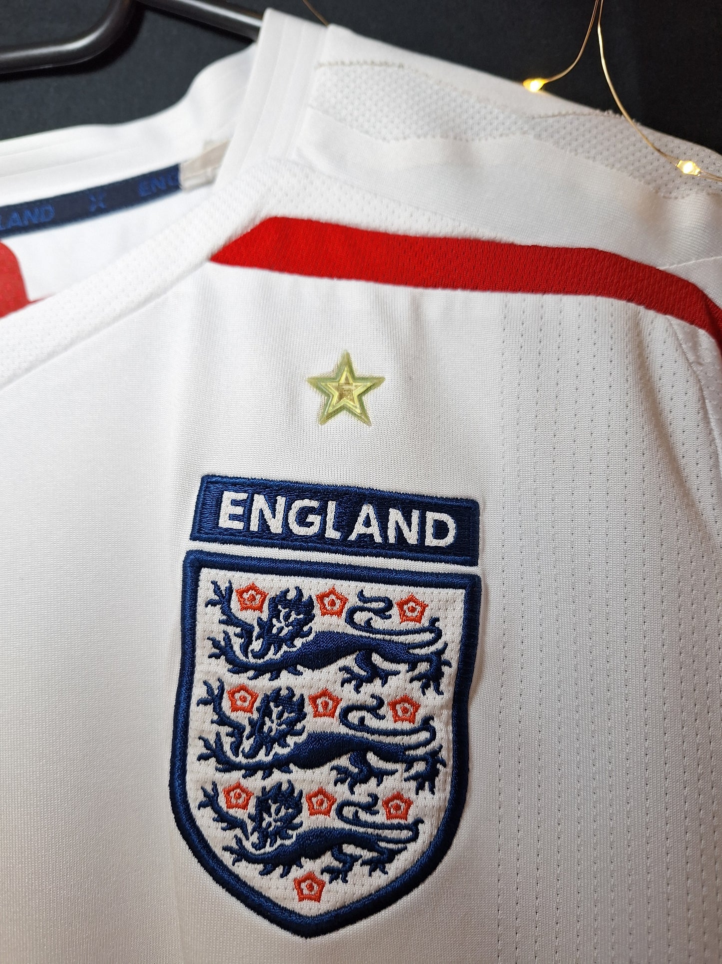 Tricou fotbal Anglia 2007-2008, Beckham 7, L