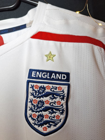 Tricou fotbal Anglia 2007-2008, Beckham 7, L