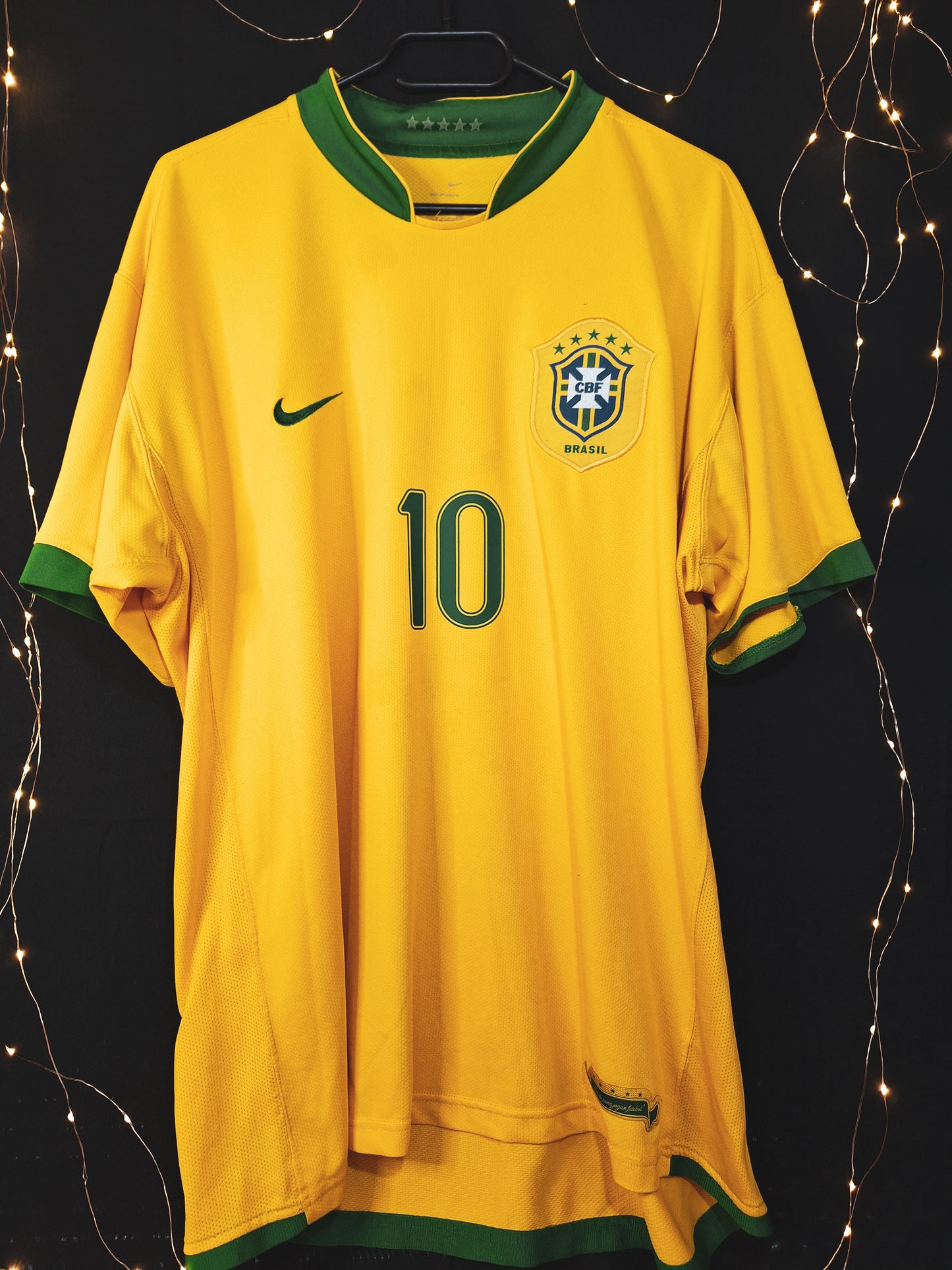 Tricou fotbal Brazilia 2006, Ronaldinho 10, XXL/3XL