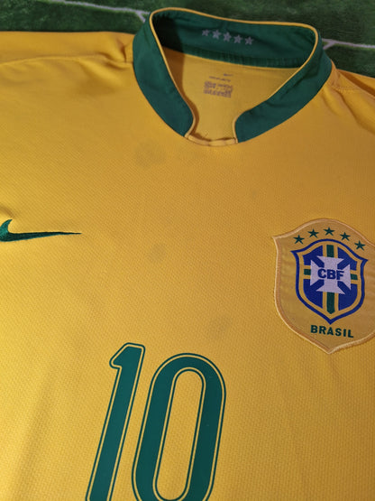 Tricou fotbal Brazilia 2006, Ronaldinho 10, XXL/3XL