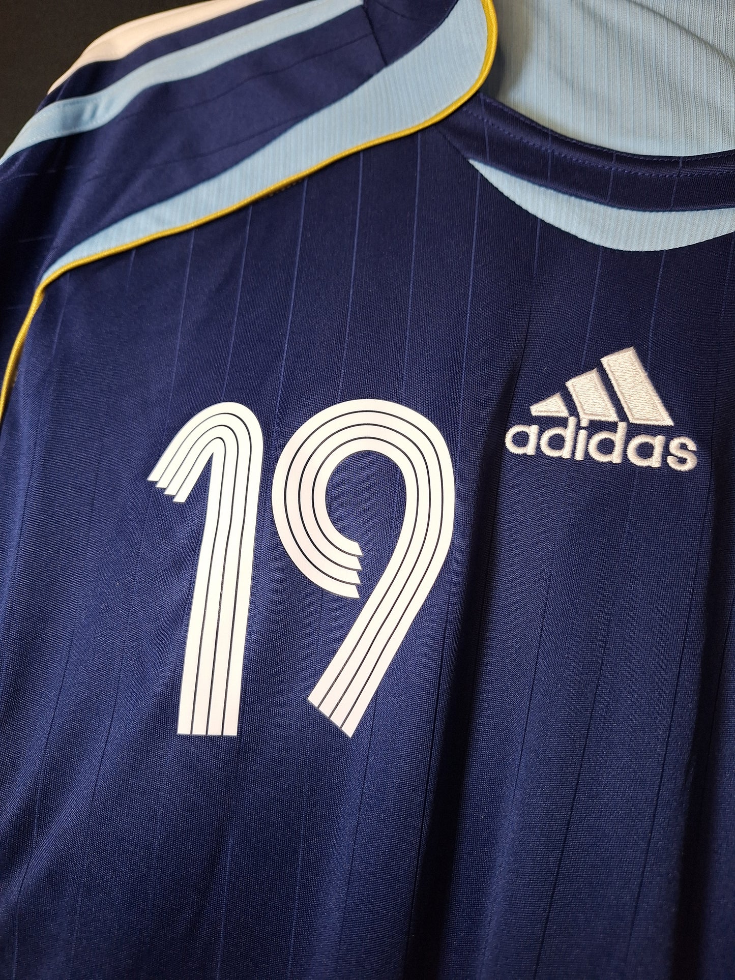 Tricou de fotbal Argentina 2006 deplasare, Messi 19, M