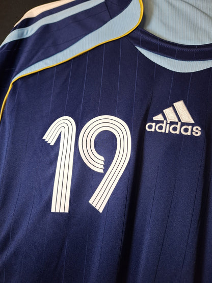 Tricou de fotbal Argentina 2006 deplasare, Messi 19, M