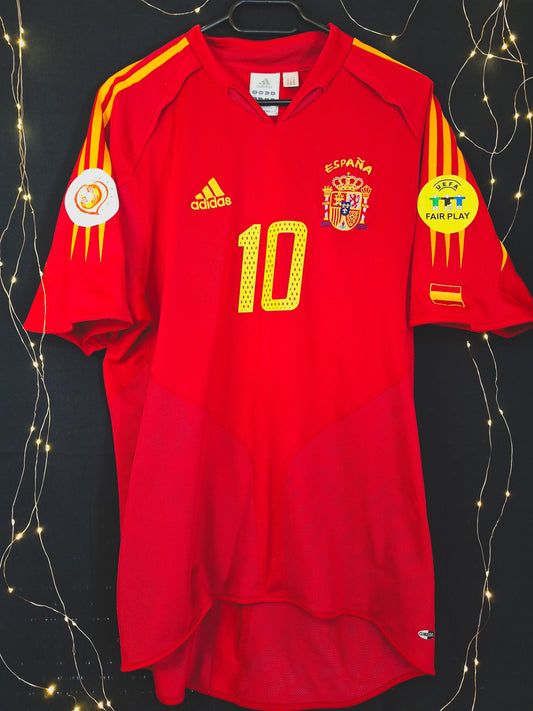 Spain 2004 football shirt, Morientes 10, M