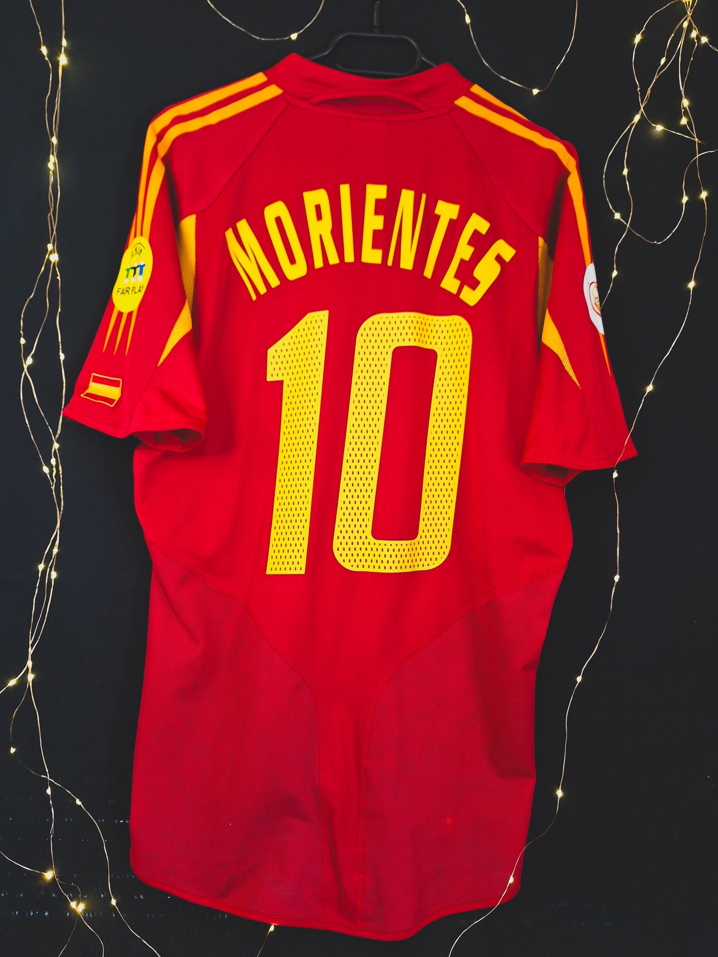 Tricou fotbal Spania 2004, Morientes 10, M