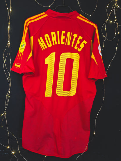 Tricou fotbal Spania 2004, Morientes 10, M