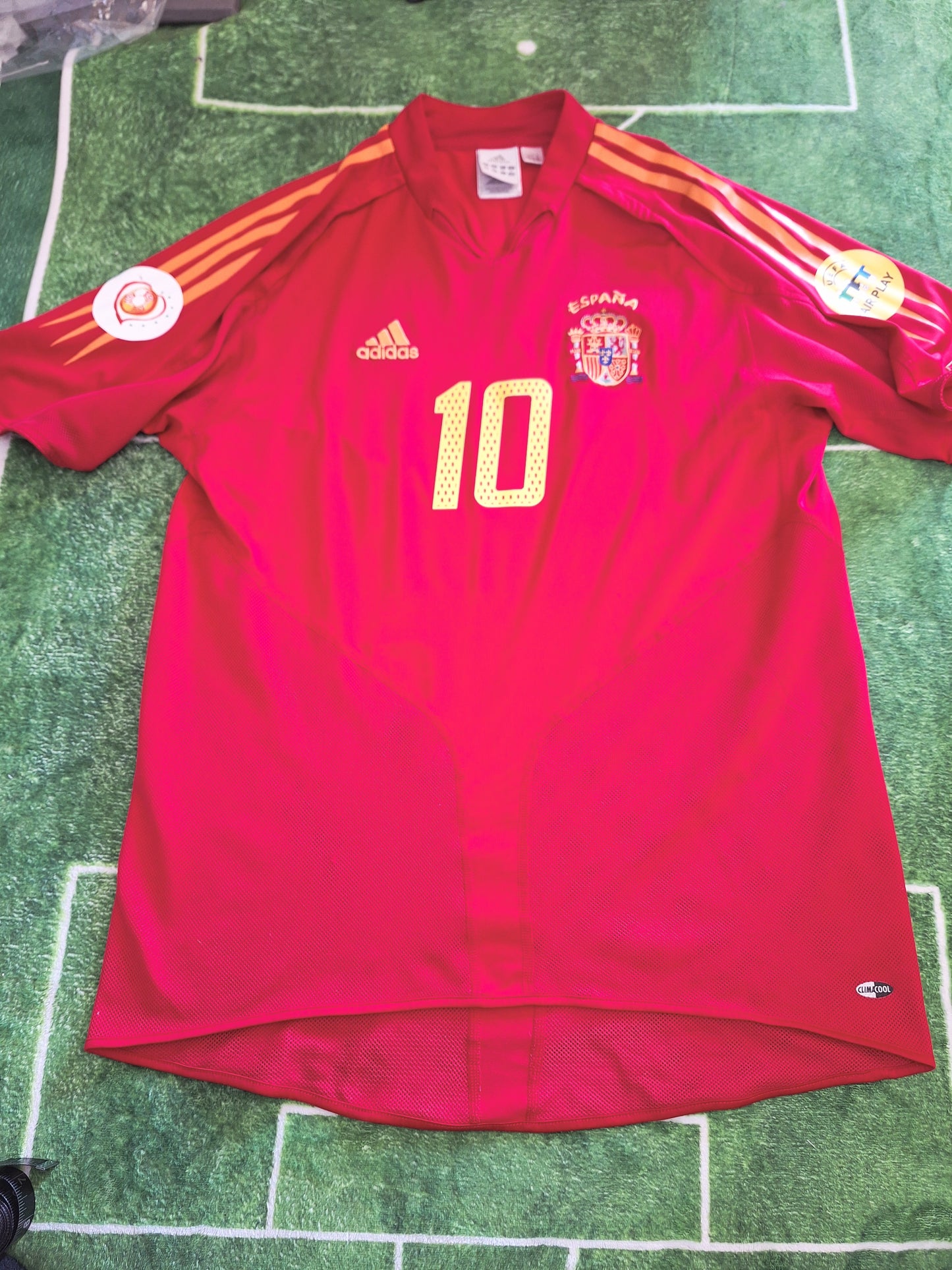 Tricou fotbal Spania 2004, Morientes 10, M