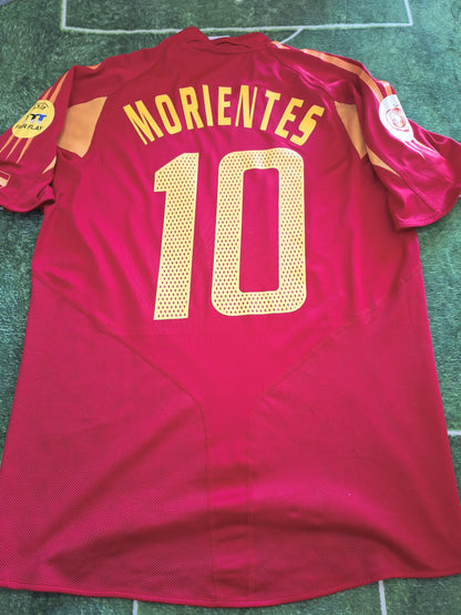 Tricou fotbal Spania 2004, Morientes 10, M