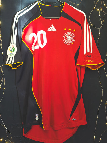 Tricou fotbal Germania 2006 away, Podolski, M