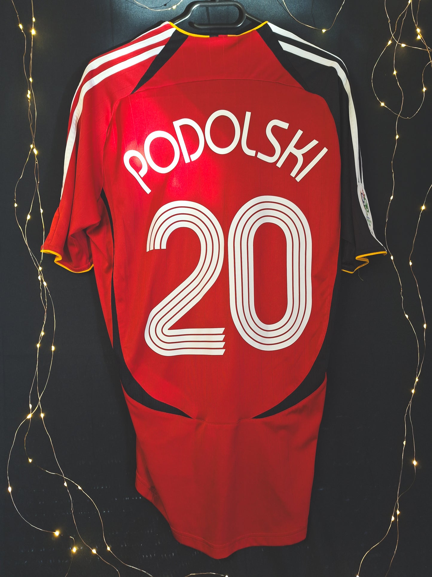 Tricou fotbal Germania 2006 away, Podolski, M