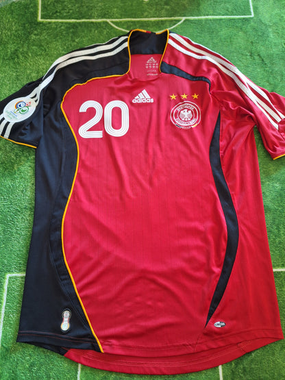 Tricou fotbal Germania 2006 away, Podolski, M