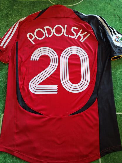 Tricou fotbal Germania 2006 away, Podolski, M