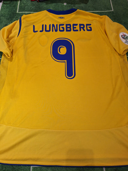 Tricou fotbal Suedia 2006-2008 home, Ljungberg 9, XXL