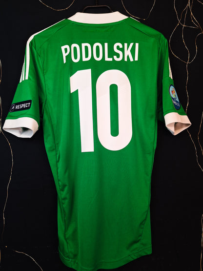 Tricou de fotbal Germania 2012 deplasare, Podolski 10, S