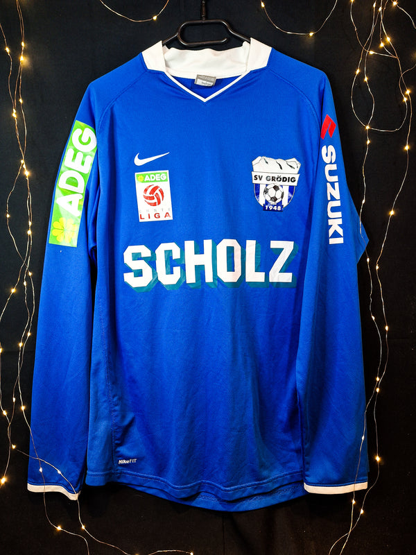 Tricou de fotbal SV Grödig 2008-2009 acasă, match issue/worn, Breitenberger 31, L
