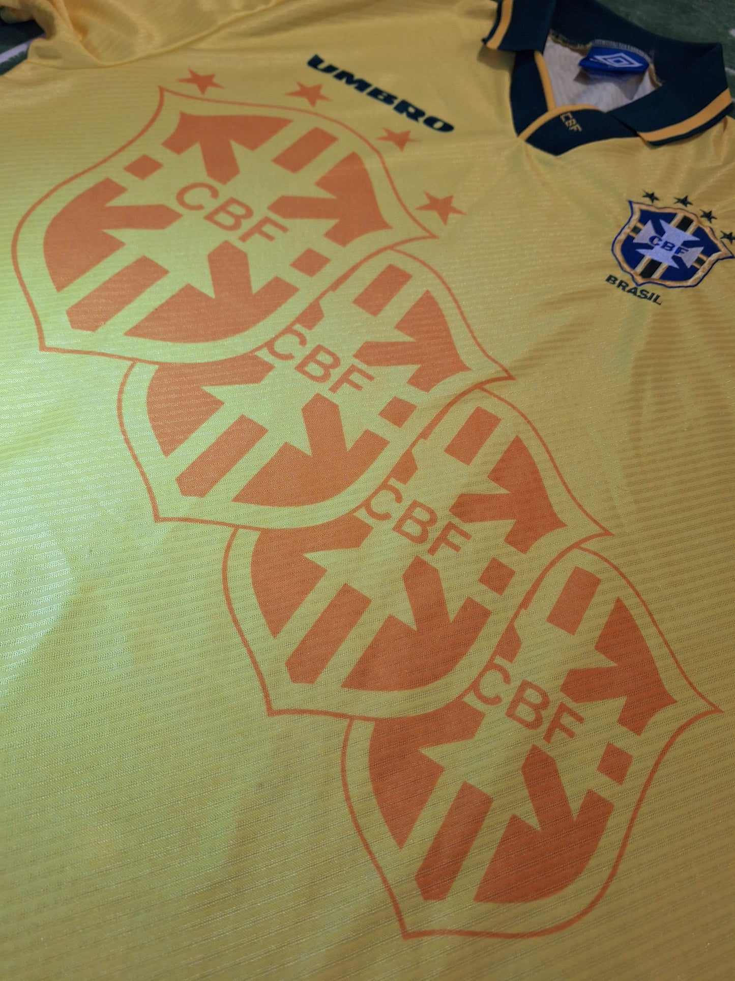 Tricou de fotbal Brazilia 1994-1997 acasă, XL