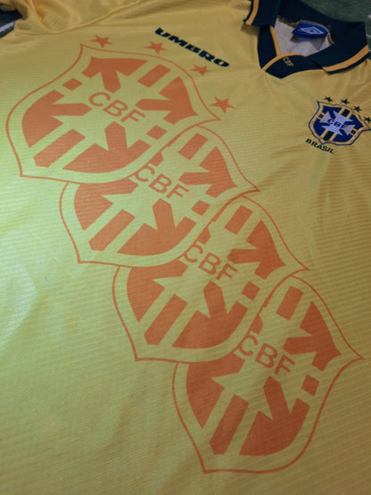 Tricou de fotbal Brazilia 1994-1997 acasă, XL