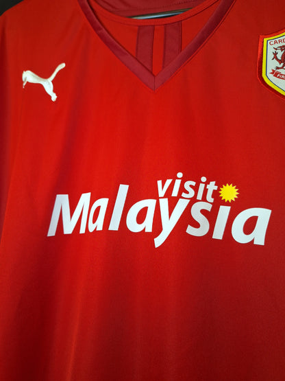 Tricou de fotbal Cardiff 2013-2014 acasă, Bellamy 39, XL