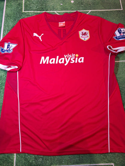 Tricou de fotbal Cardiff 2013-2014 acasă, Bellamy 39, XL