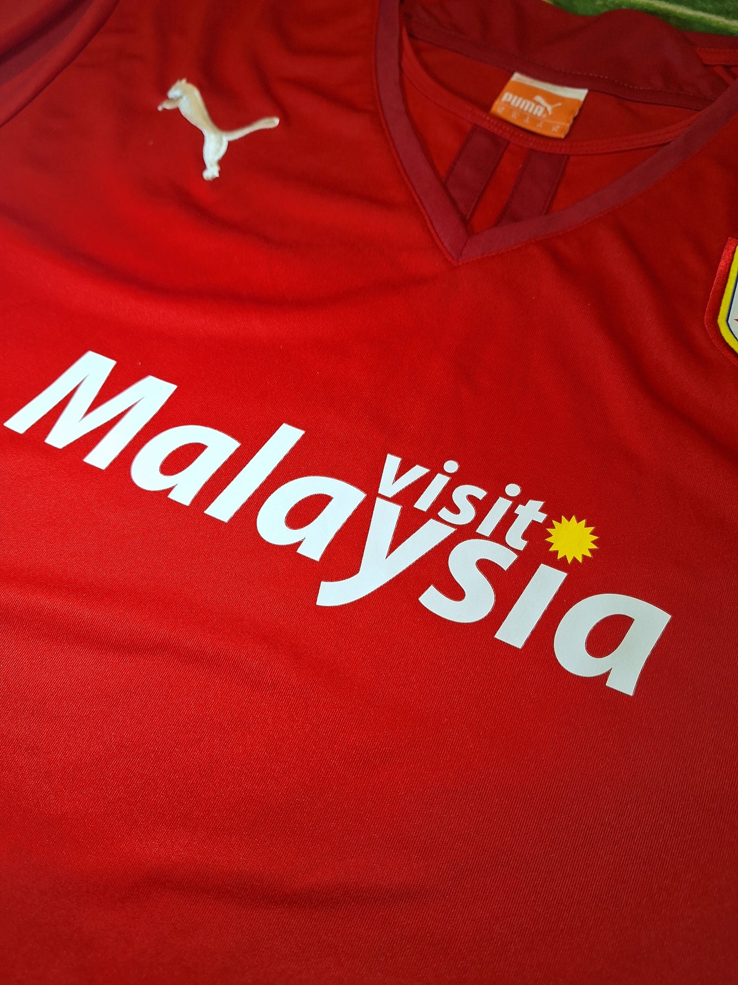 Tricou de fotbal Cardiff 2013-2014 acasă, Bellamy 39, XL