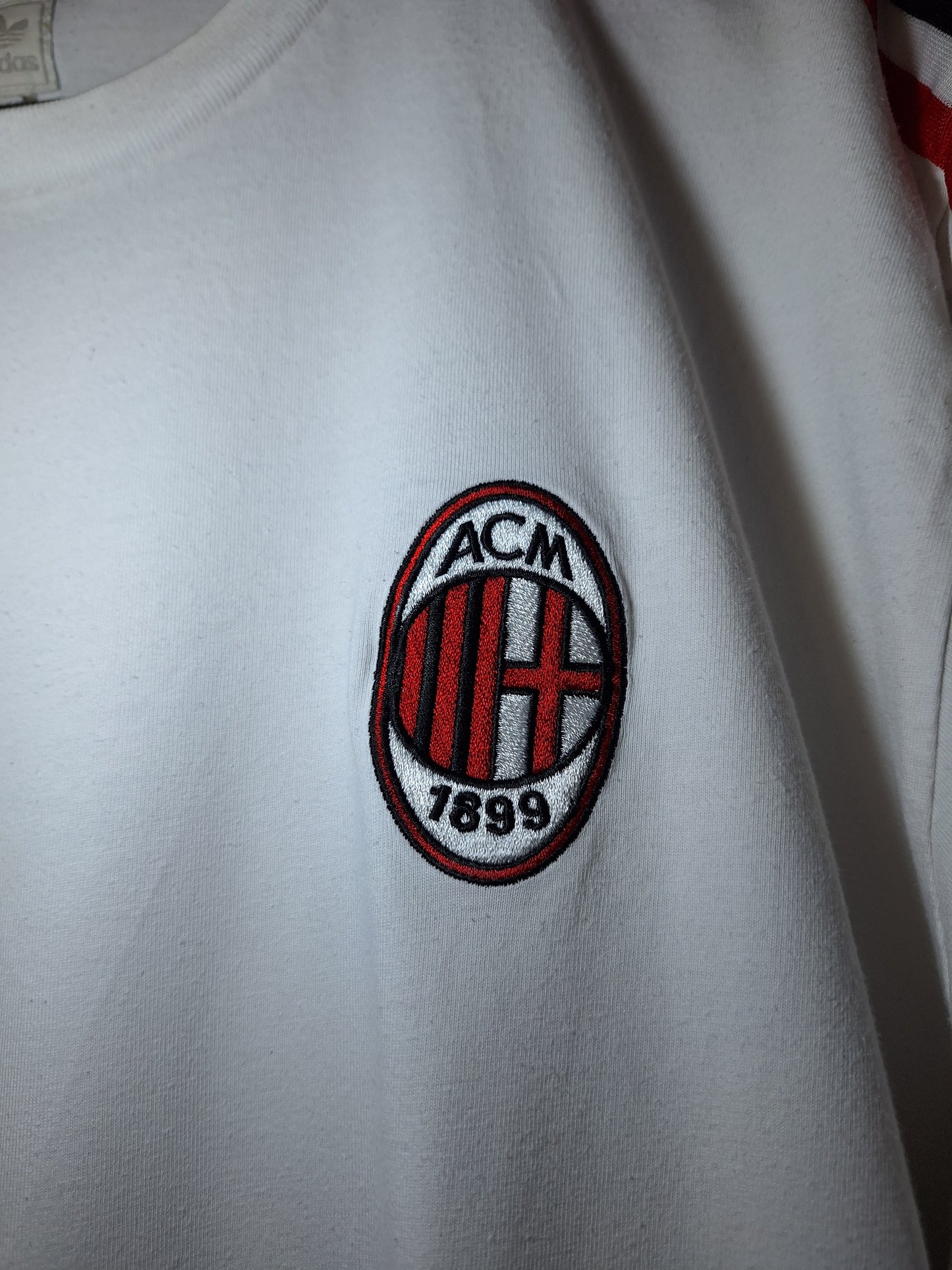 AC MIlan 2007 Adidas Originals casual cotton tee, XL