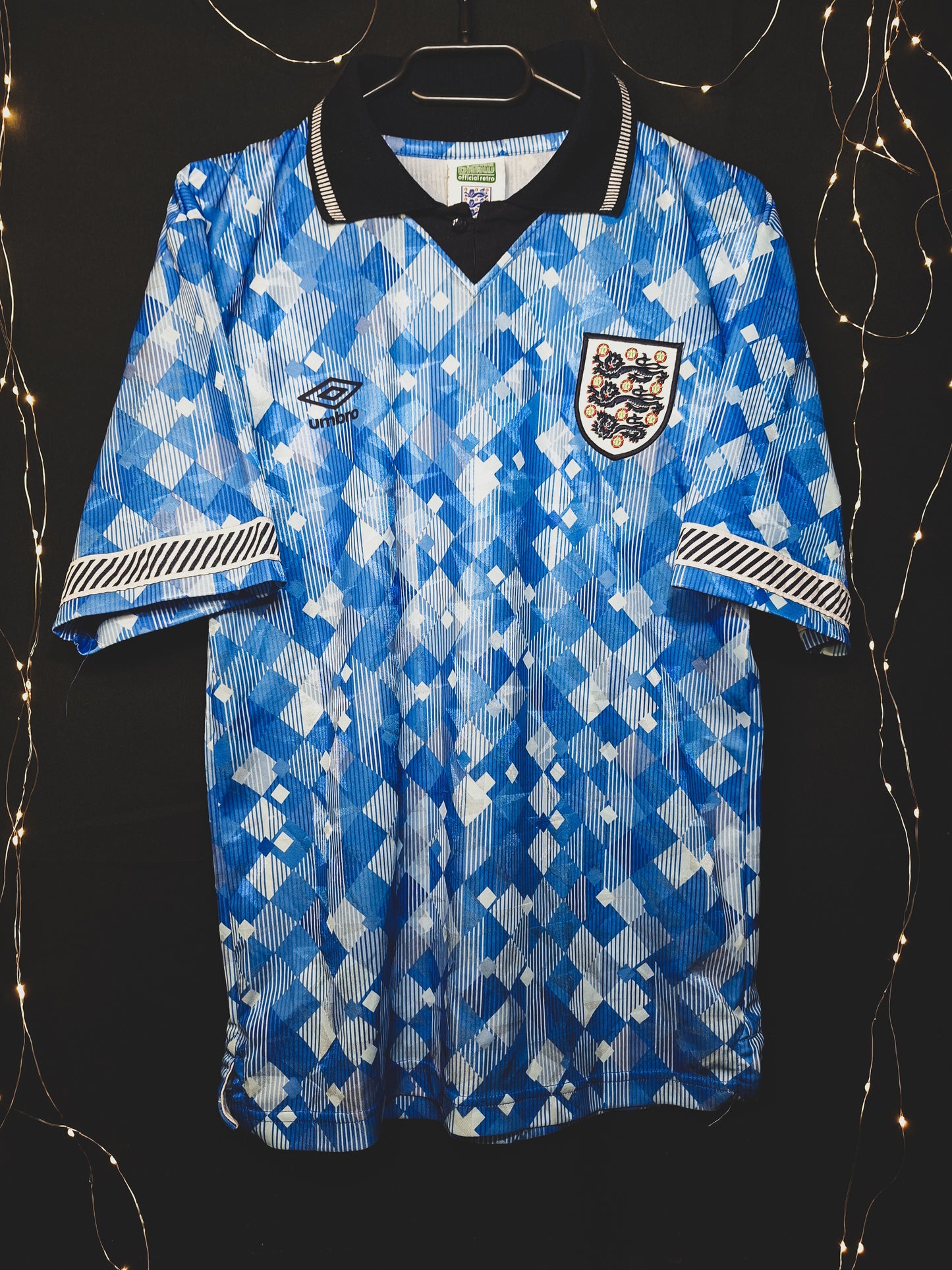 Tricou de fotbal Anglia 1990 third Score Draw, S