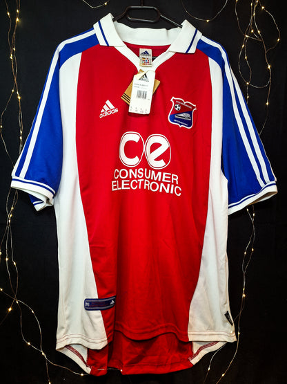 Tricou de fotbal SpVgg Unterhaching 2000-2001 acasă, nou cu etichetă, XL