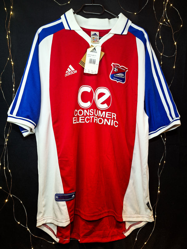 Tricou de fotbal SpVgg Unterhaching 2000-2001 acasă, nou cu etichetă, XL