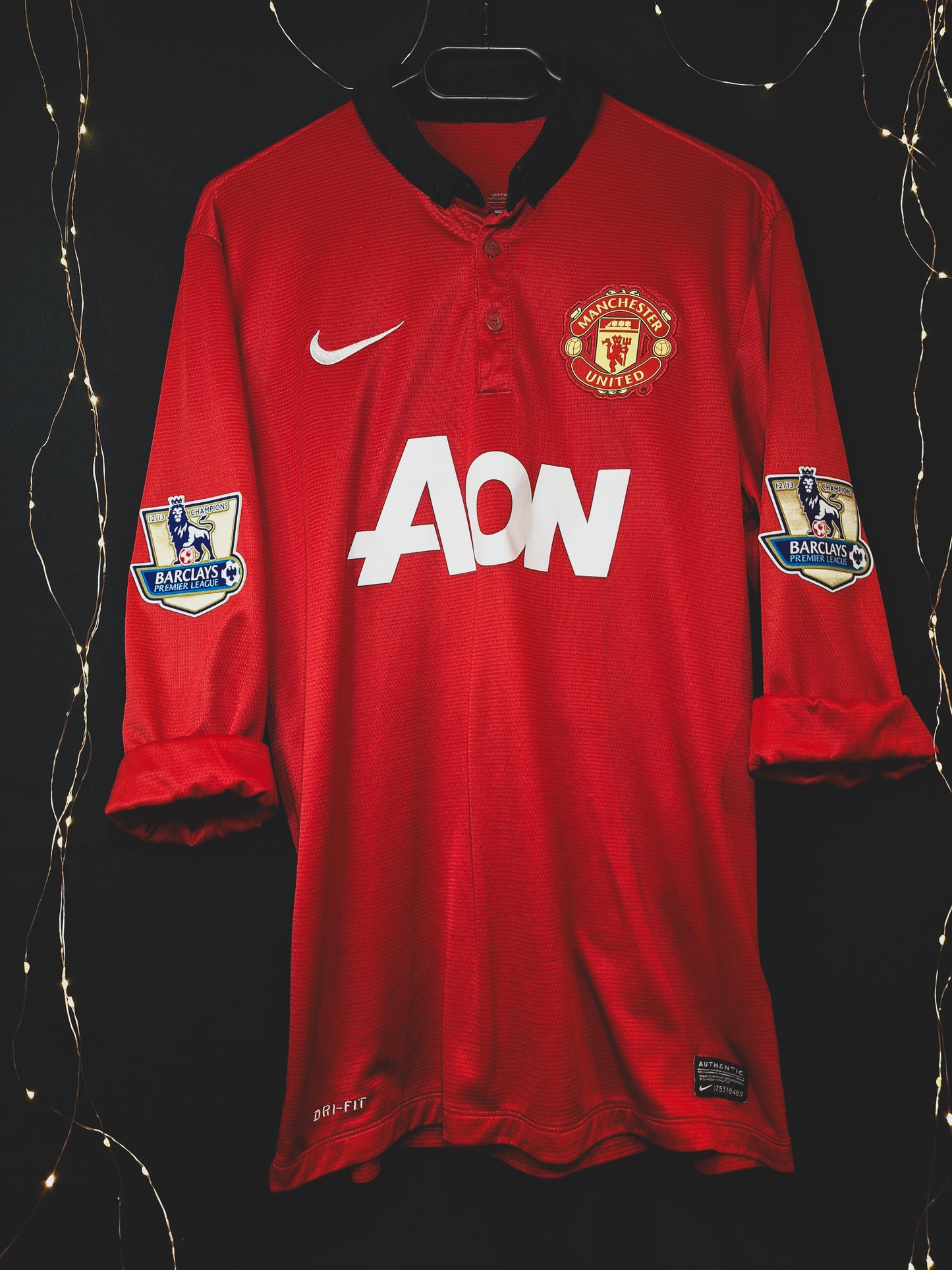 Tricou de fotbal Manchester United 2013-2014 acasă, Nani 17, M
