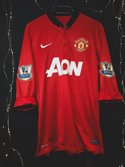 Tricou de fotbal Manchester United 2013-2014 acasă, Nani 17, M
