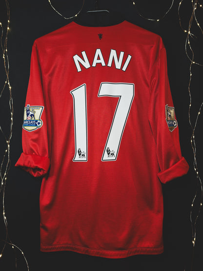 Tricou de fotbal Manchester United 2013-2014 acasă, Nani 17, M