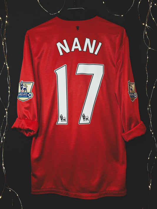Tricou de fotbal Manchester United 2013-2014 acasă, Nani 17, M
