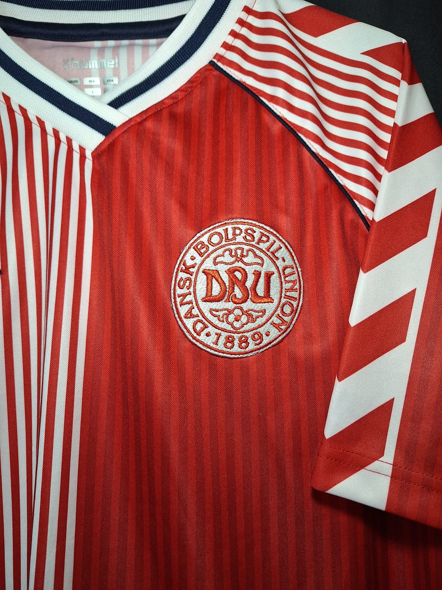 Tricou de fotbal Danemarca 1986, Laudrup 11, L/XL