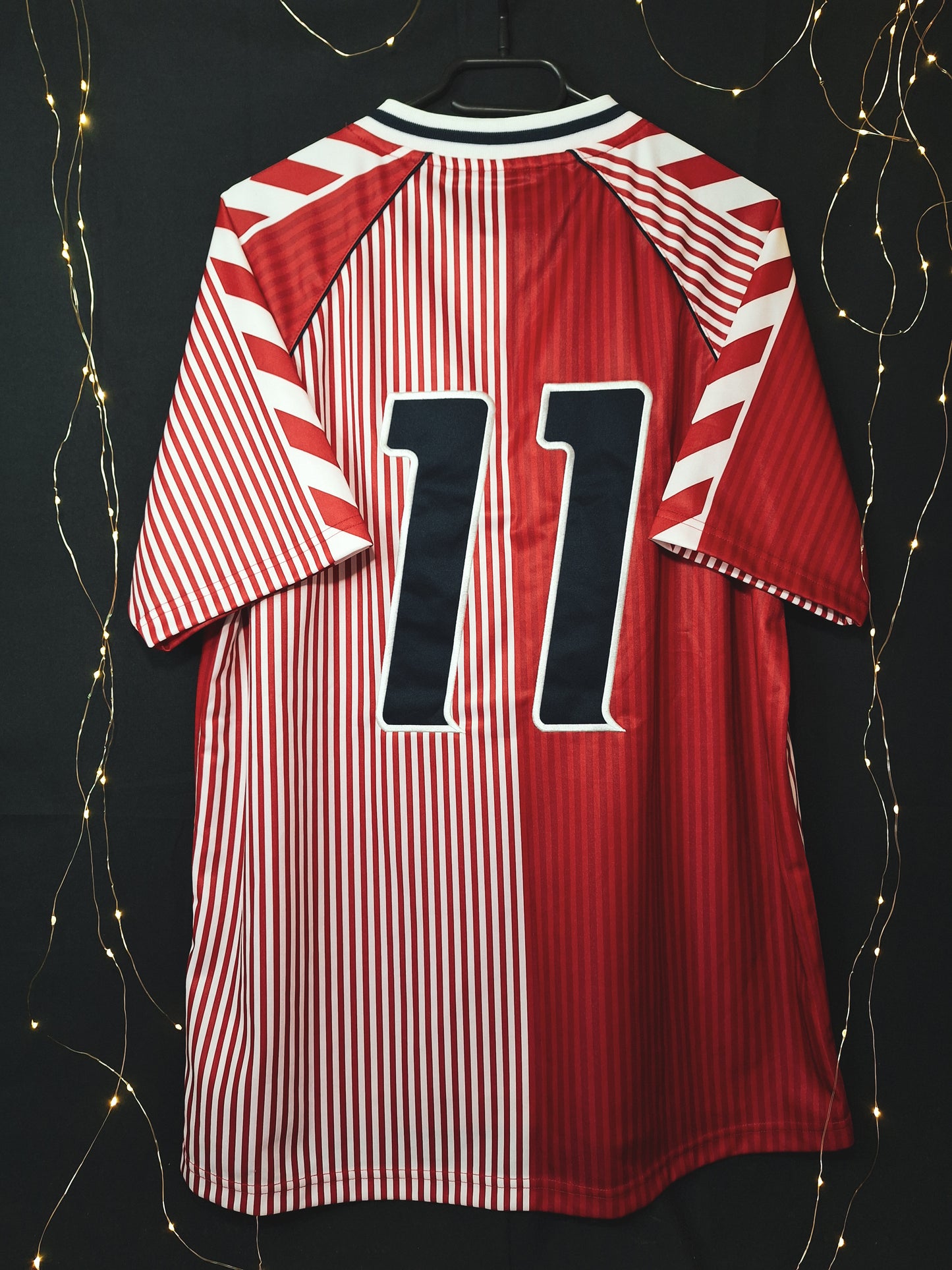 Tricou de fotbal Danemarca 1986, Laudrup 11, L/XL