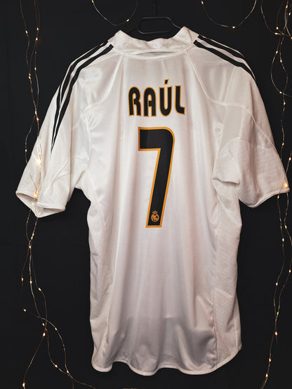 Tricou de fotbal Real Madrid 2004-2005, Raul 7, L/XL