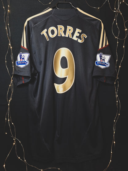 Liverpool 2009-2010 away shirt, Torres 9, L