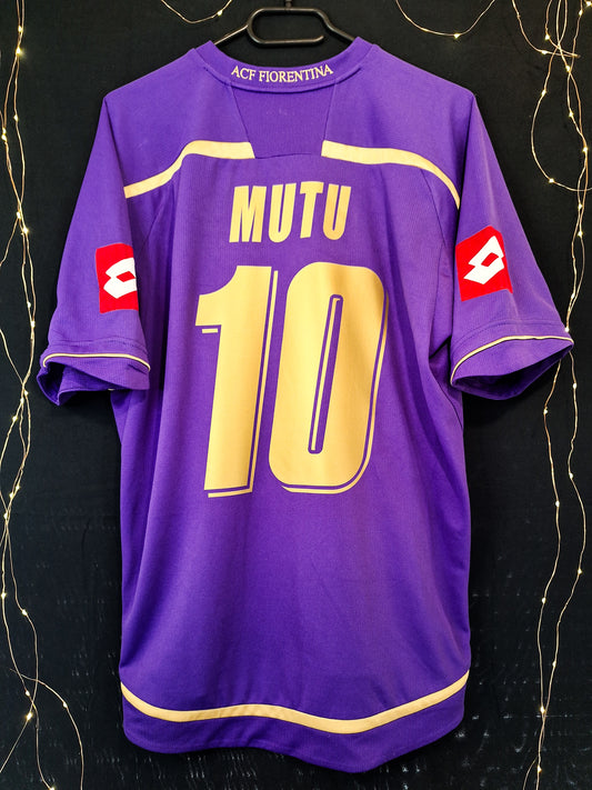 Tricou de fotbal Fiorentina 2009-2010, Mutu 10, M