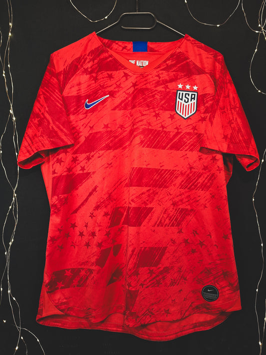 Tricou de damă deplasare, echipa de fotbal feminin a SUA (USWNT) 2019, XL