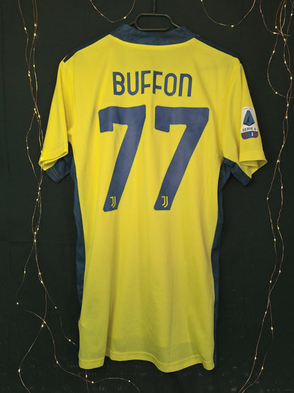 Juventus 2020-2021 goalkeeper shirt, Buffon 77, M