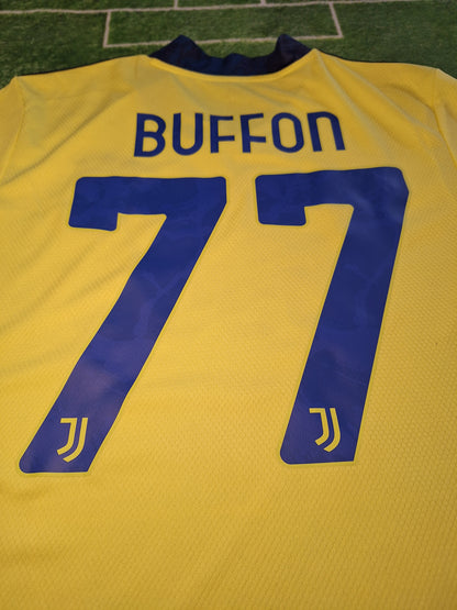 Juventus 2020-2021 goalkeeper shirt, Buffon 77, M