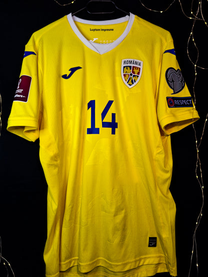 Romania 2021-2023 home shirt, Hagi 14, L