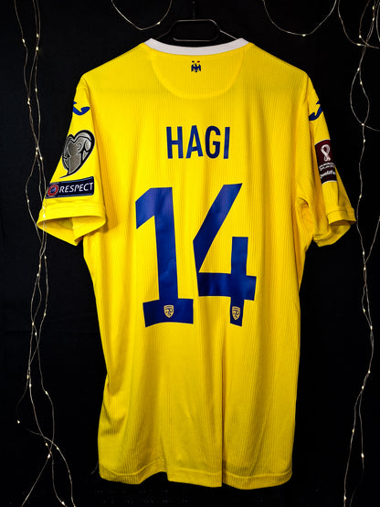 Romania 2021-2023 home shirt, Hagi 14, L