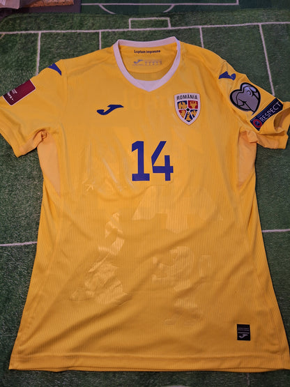 Romania 2021-2023 home shirt, Hagi 14, L