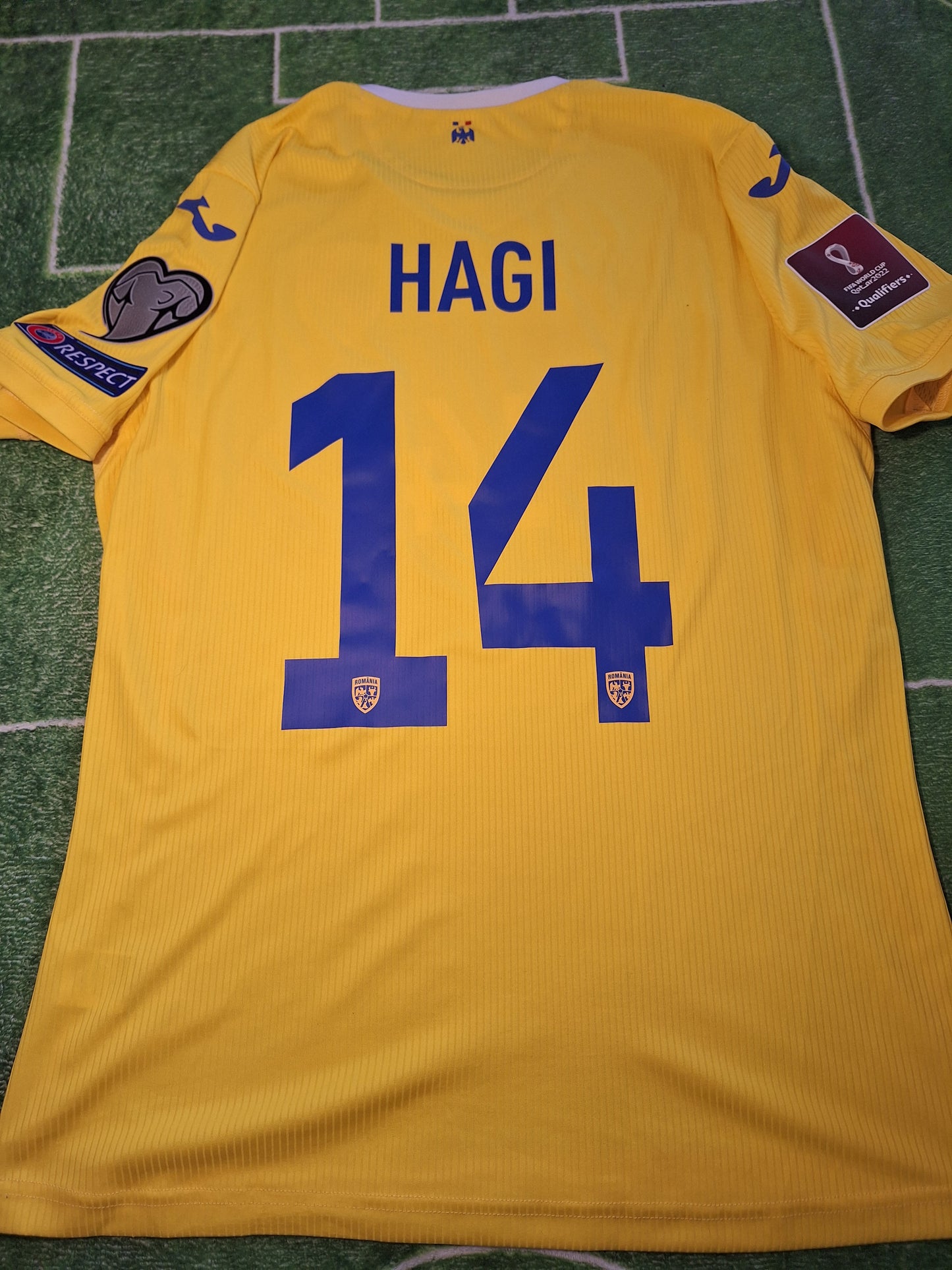 Romania 2021-2023 home shirt, Hagi 14, L
