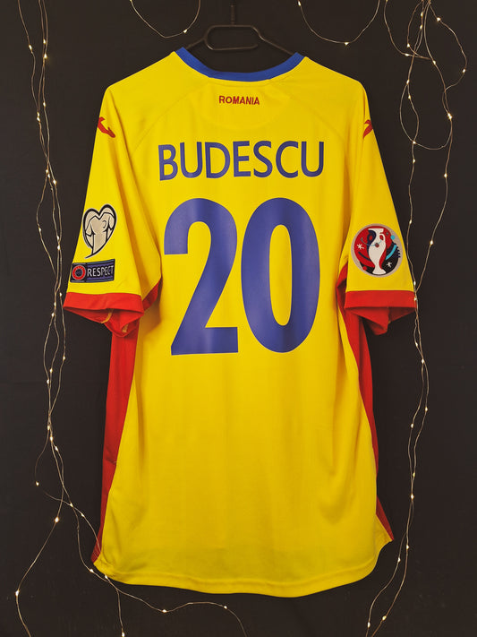 Tricou de fotbal România 2015-2017 acasă, Budescu 20, XL/XXL