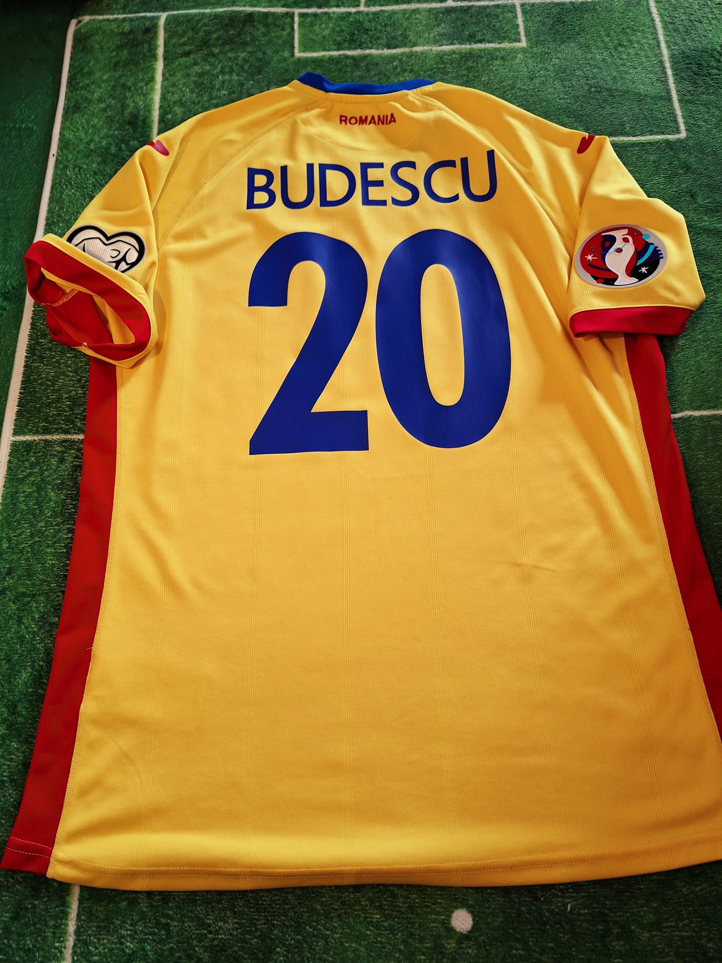 Tricou de fotbal România 2015-2017 acasă, Budescu 20, XL/XXL