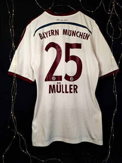 Bayern Munich away shirt 2014-2015, Muller 25, L
