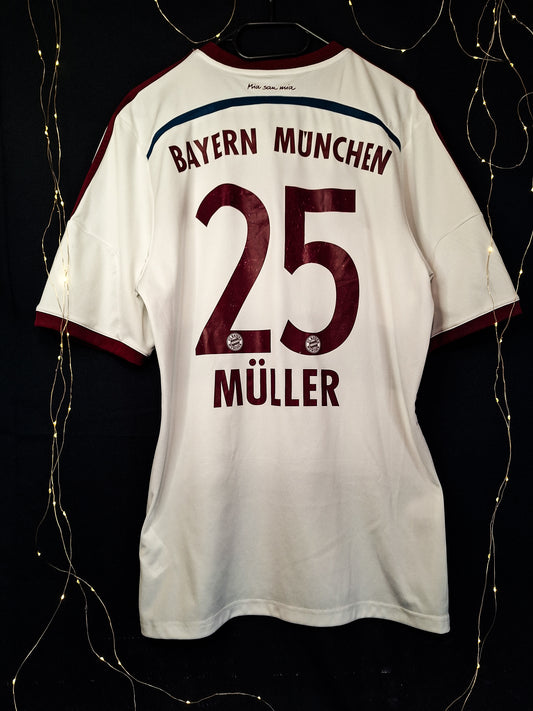 Tricou de fotbal Bayern München deplasare 2014-2015, Muller 25, L