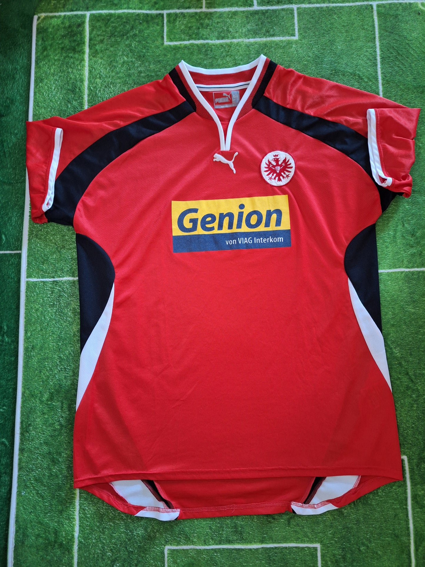 Tricou de fotbal Eintracht Frankfurt acasă 2000-2001, XL/XXL