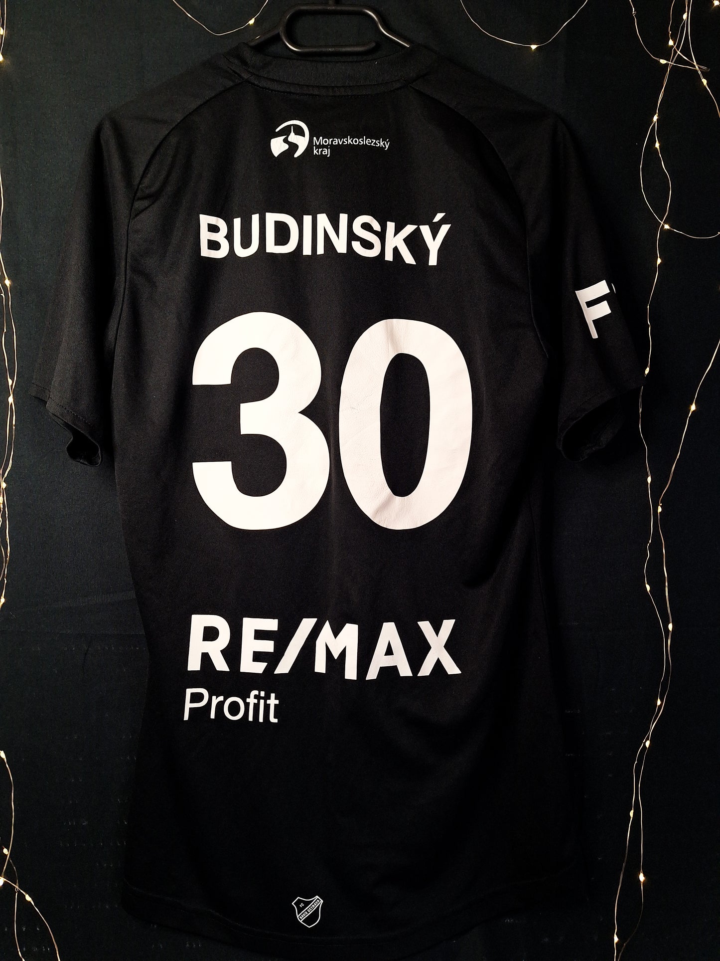 Banik Ostrava 2018-2019 player issue/match worn goalkeeper shirt, Viktor Budinský 30, M